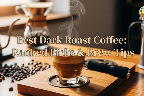 A Perfect Espresso Shot With Rich Crema Brewed From Guatemalan Dark Roast Beans