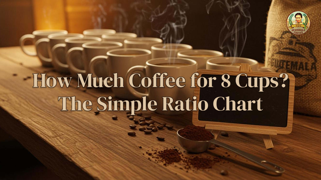 How Much Coffee for 8 Cups? The Simple Guatemalan Ratio Chart