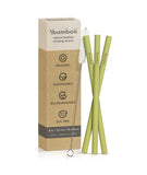 Natural Bamboo Drinking Straws - 10 Pack
